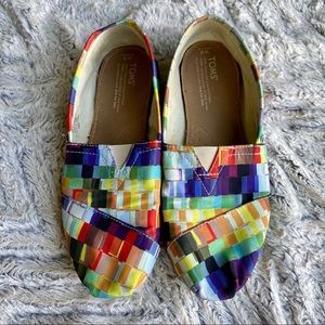 Multicolored Mosaic Toms | Size 9